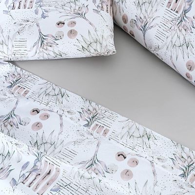 Jogo de Cama Lençol Queen Sensuale Percale 200 Fios 4 Peças - Protea - 80% Algodão, 20% Poliéster