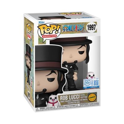 Boneco Funko Pop! One Piece Rob Lucci com Hattori com Chase
