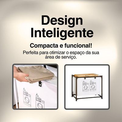 Cesto Organizador Multiuso Para Roupas, Brinquedos E Toalhas - Prático E Estiloso