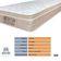 Cama Baú Solteiro Bege+colchão Airtech Molas Ortobom