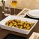 Kit 12 Travessas Brancas 4L Melamina para Servir Buffet Restaurante Profissional Haus Concept