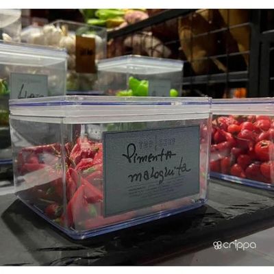 Pote Hermético Cristal Crippa Porta Mantimentos 750ml Condimentos Transparente