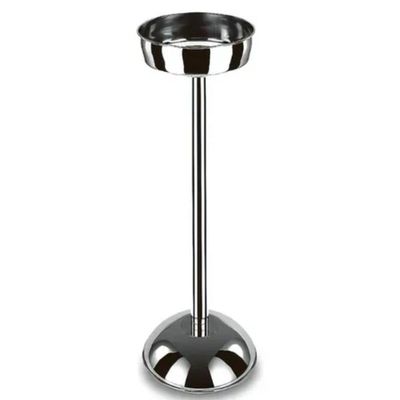 Suporte Inox Para Balde Gelo Arienzo 20x60,5cm Brinox Champagne Jantar Recepção Bar