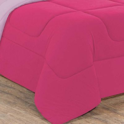 Edredom Malha 100% Algodão Gran Moratta 1 Peça Solteiro - Pink-rosa Bebê - Alta Performance