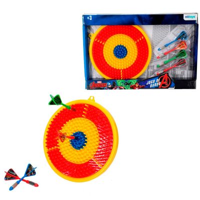 Jogo de Dardos Avengers 5 Peças Etitoys