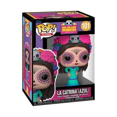 Boneco Funko Pop! Dia dos Mortos - La Catrina (Azul)