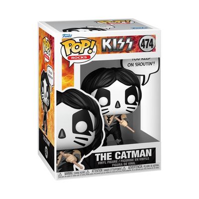 Boneco Funko Pop! Rocks Kiss - Peter Criss (The Catman)
