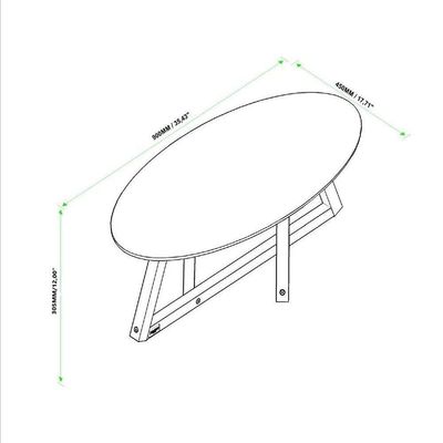 Mesa De Centro Classic Off White-nature - Tebarrot