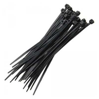 Abraçadeira De Nylon Preto 50 Uni Cinta Plastica Enforca