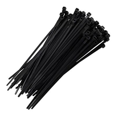 Abraçadeira De Nylon Preto 50 Uni Cinta Plastica Enforca