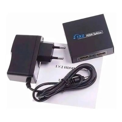 Divisor Hdmi Hdcp Splitter 1 Entrada 2 Saídas Full Hd 1x2