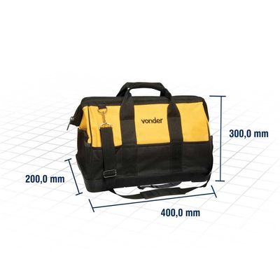 Bolsa em lona para ferramentas 40cm x 20cm x 30cm VONDER