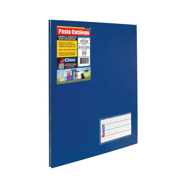 Pasta Catálogo Chies com Parafusos e 25 Envelopes Azul Royal 24,7x33cm Pasta Catálogo Chies com Parafusos e 25 Envelopes Azul Royal 24,7x33cm