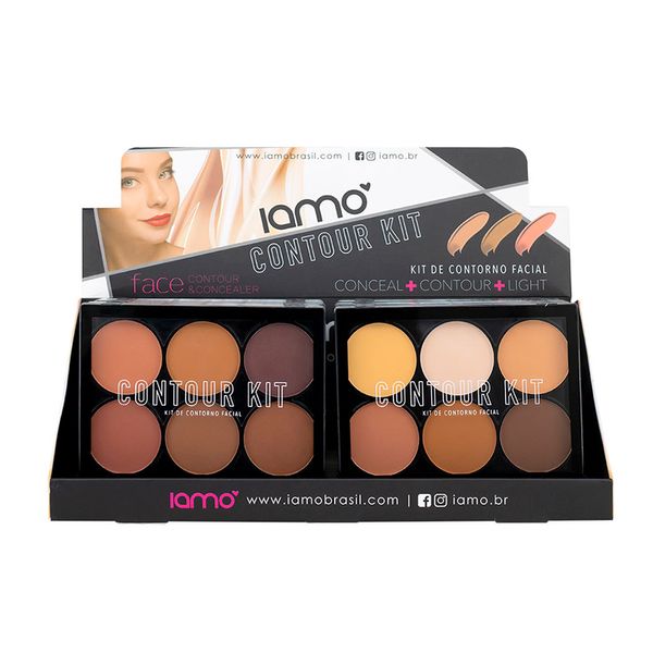 Kit De Contorno Facial Iamo - Item Sortido Kit De Contorno Facial Iamo - Item Sortido