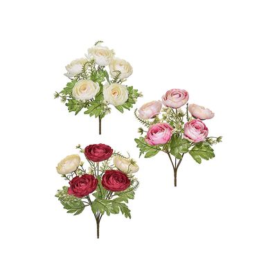 Bouquet de Ranúnculo Grillo 28x15cm - Item Sortido