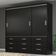 Guarda Roupa Casal Isabela 03 Portas 09 Gavetas - Black