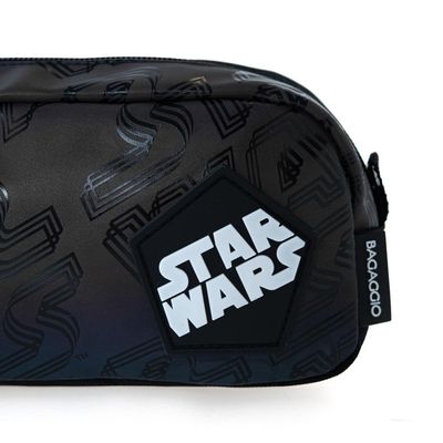 Estojo Escolar Masculina Star Wars Nano Preto U / Preto