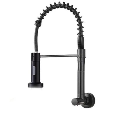 Torneira Cozinha Gourmet Inox Luxo Modelo:agua Fria Parede Preto