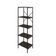 Estante C/05 Prateleiras 152x45x33cm Tub Tueh1545 Nogal - Est.preta Nogal / Est.preta