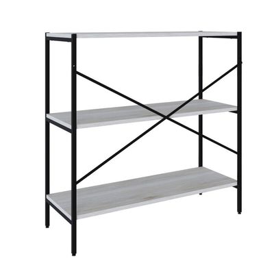 Estante C/03 Prateleiras 84x80x33cm Tub Tueh883 Snow - Est.preta Snow / Est.preta