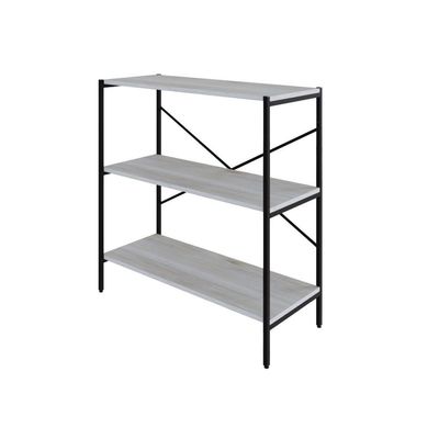 Estante C/03 Prateleiras 84x80x33cm Tub Tueh883 Snow - Est.preta Snow / Est.preta