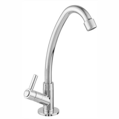Torneira Cozinha Inox Cromada Bica Móvel De Bancada