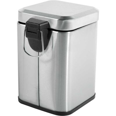 Lixeira Retangular 3l Inox Vonder