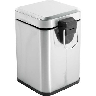 Lixeira Retangular 3l Inox Vonder
