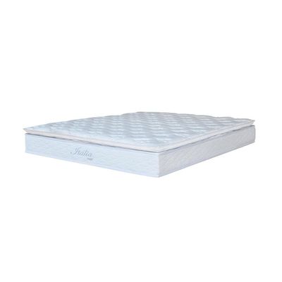 Cama Box King Size Umaflex Italia Jacquard 72x193x204 - Branco Branco