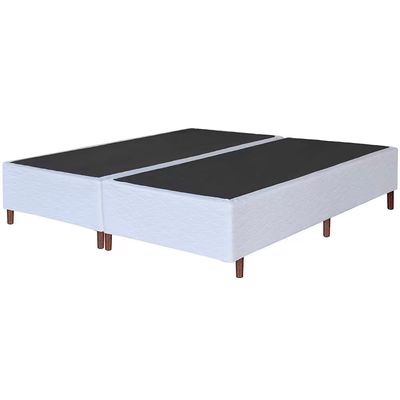 Cama Box King Size Umaflex Italia Jacquard 72x193x204 - Branco Branco