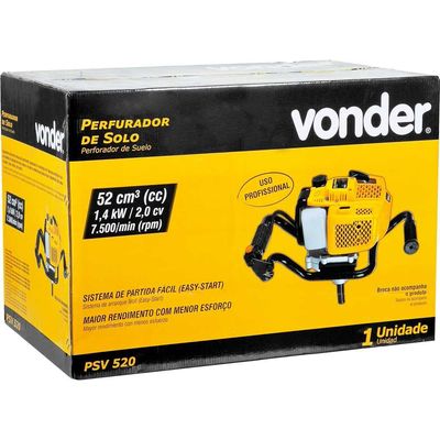 Perfurador Solo (S/broca) 52cc Psv520 Vonder