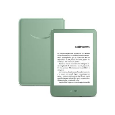 E-Reader Kindle 11ª Geração Amazon com 16GB, Luz integrada e Wi-Fi Verde / Bivolt