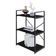 Estante C/03 Prateleiras 84x60x33cm Yon Preto Tx/est.preta Preto Tx/est.preta