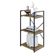 Estante C/03 Prateleiras 84x45x33cm Yon Vermont Oak/est.preta Vermont Oak/est.preta