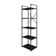 Estante C/05 Prateleiras 152x45x33cm Yon Preto Tx/est.preta Preto Tx/est.preta