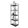 Estante C/05 Prateleiras 152x45x33cm Yon Preto Tx/est.preta Preto Tx/est.preta