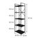 Estante C/05 Prateleiras 152x45x33cm Yon Preto Tx/est.preta Preto Tx/est.preta