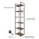 Estante Alta C/06 Prateleiras 185x45x33cm Yon Vermont Oak/est.preta Vermont Oak/est.preta
