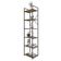 Estante Alta C/06 Prateleiras 185x45x33cm Yon Vermont Oak/est.preta Vermont Oak/est.preta