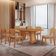 Mesa Carolina 180 Tampo Mdf 6 Cadeiras Moderna  Mobilia