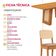 Mesa Carolina 180 Tampo Mdf 6 Cadeiras Moderna  Mobilia