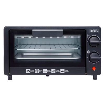 Forno Elétrico BlackeDecker FT9N 9L Timer 60min Vidro Temperado 250°C Preto / 127V
