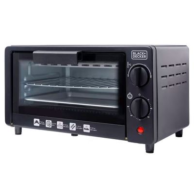 Forno Elétrico BlackeDecker FT9N 9L Timer 60min Vidro Temperado 250°C Preto / 127V