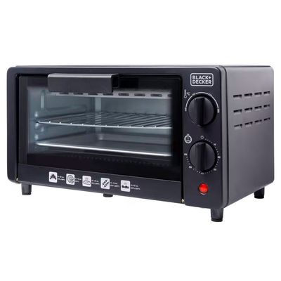Forno Elétrico BlackeDecker FT9N 9L Timer 60min Vidro Temperado 250°C Preto / 127V