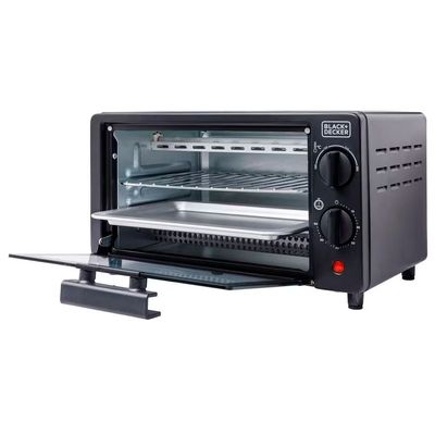 Forno Elétrico BlackeDecker FT9N 9L Timer 60min Vidro Temperado 250°C Preto / 127V