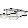 Jogo de Panelas Tramontina Solar 4 Peças Inox Fundo Triplo Cabo Silicone