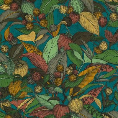 Papel de Parede Sejours Et Chambres 2 Folhagem Verde 51223704