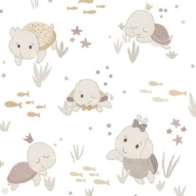 Papel de Parede Happy Infantil Branco 14850