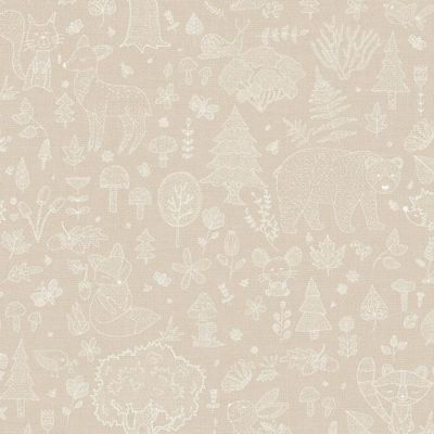 Papel de Parede Happy Infantil Bege 14809