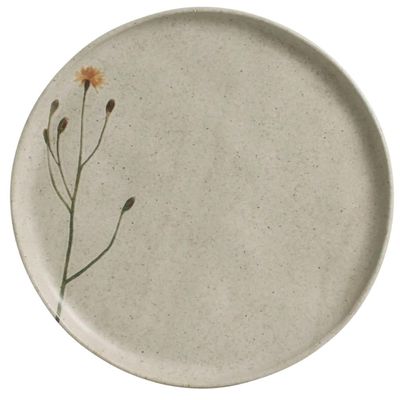 Prato Raso Cerâmica 27cm Porto Brasil Bio Stoneware Campestre Avulso Jantar Mesa Posta